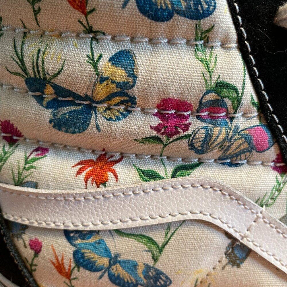 Vans Sk8hi Butterfly Floral Marshmallow black sneaker